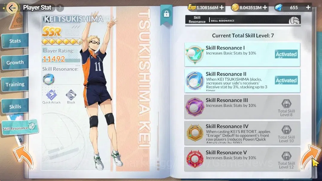 HAIKYU!! FLY HIGH Accounts SEA Lv54|4 SP [(Tsukishima,Bokuto,Hinata)+Memo,Nis image 20