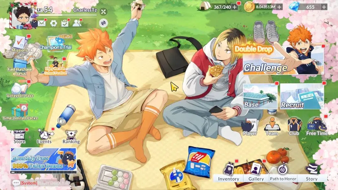 HAIKYU!! FLY HIGH Accounts SEA Lv54|4 SP [(Tsukishima,Bokuto,Hinata)+Memo,Nis image 6