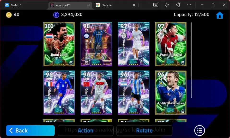 eFootball Accounts Android|PW 3134|SHW  Thuram,Huijsen,Ollie,Kökçü,Me image 2