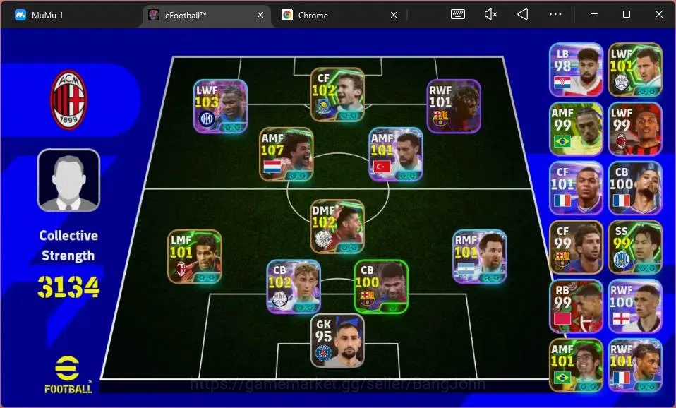 eFootball Accounts Android|PW 3134|SHW  Thuram,Huijsen,Ollie,Kökçü,Me image 4