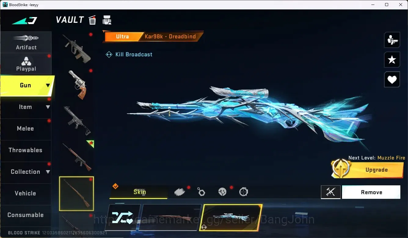Blood Strike Accounts ASIA |1 Evo Gun: FAL - Evolved Draco|1 Limited Gun image 16
