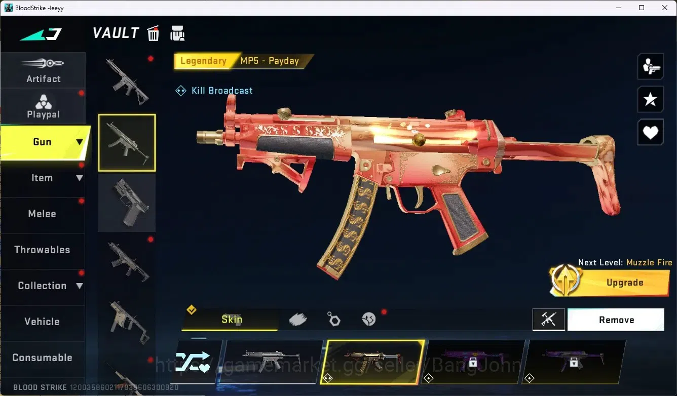 Blood Strike Accounts ASIA |1 Evo Gun: FAL - Evolved Draco|1 Limited Gun image 3