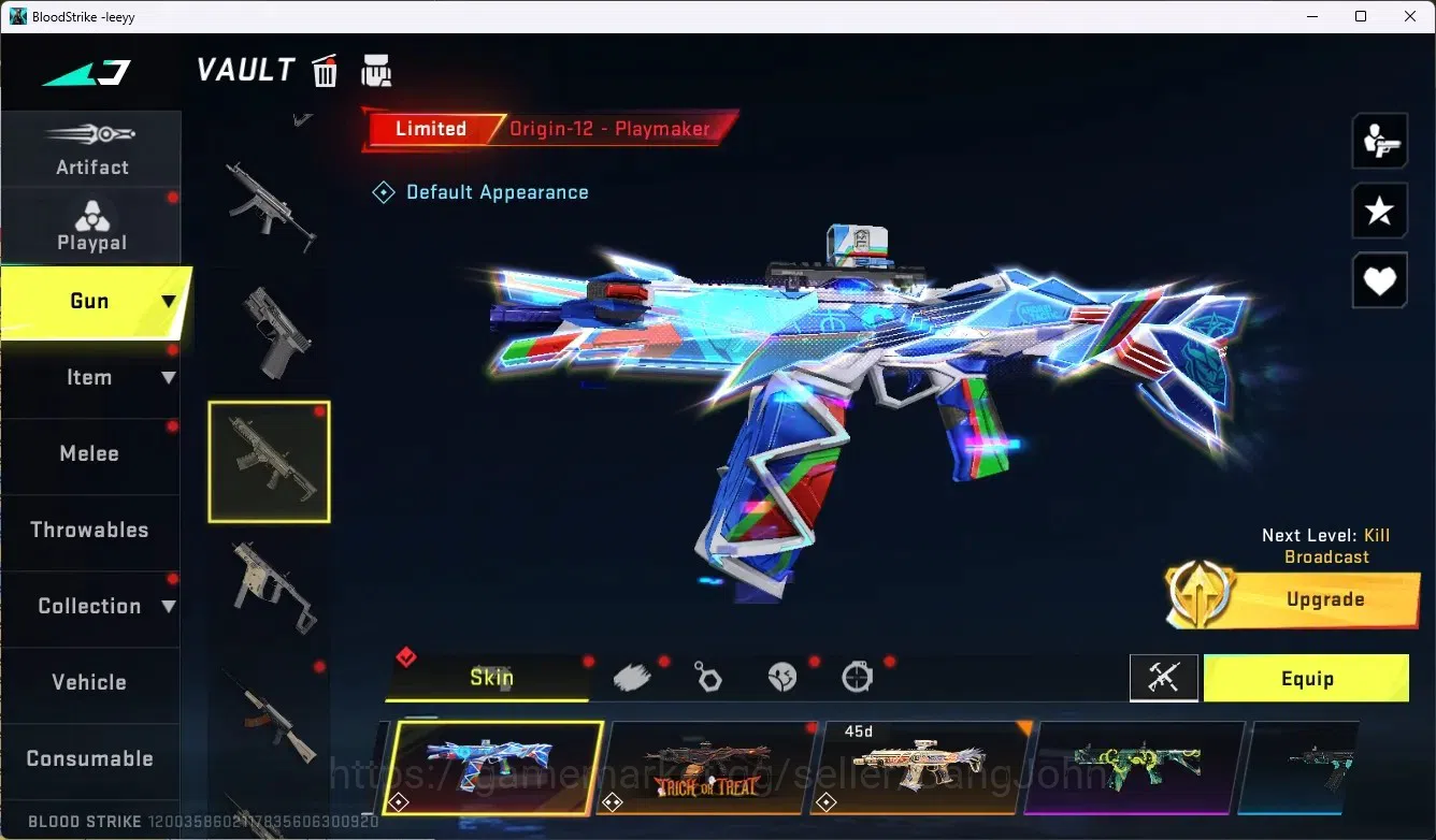 Blood Strike Accounts ASIA |1 Evo Gun: FAL - Evolved Draco|1 Limited Gun image 4