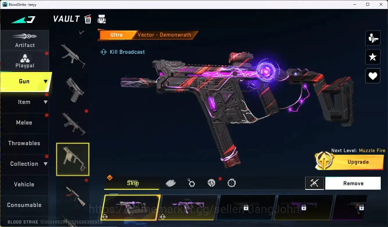 Blood Strike Accounts ASIA |1 Evo Gun: FAL - Evolved Draco|1 Limited Gun image 6