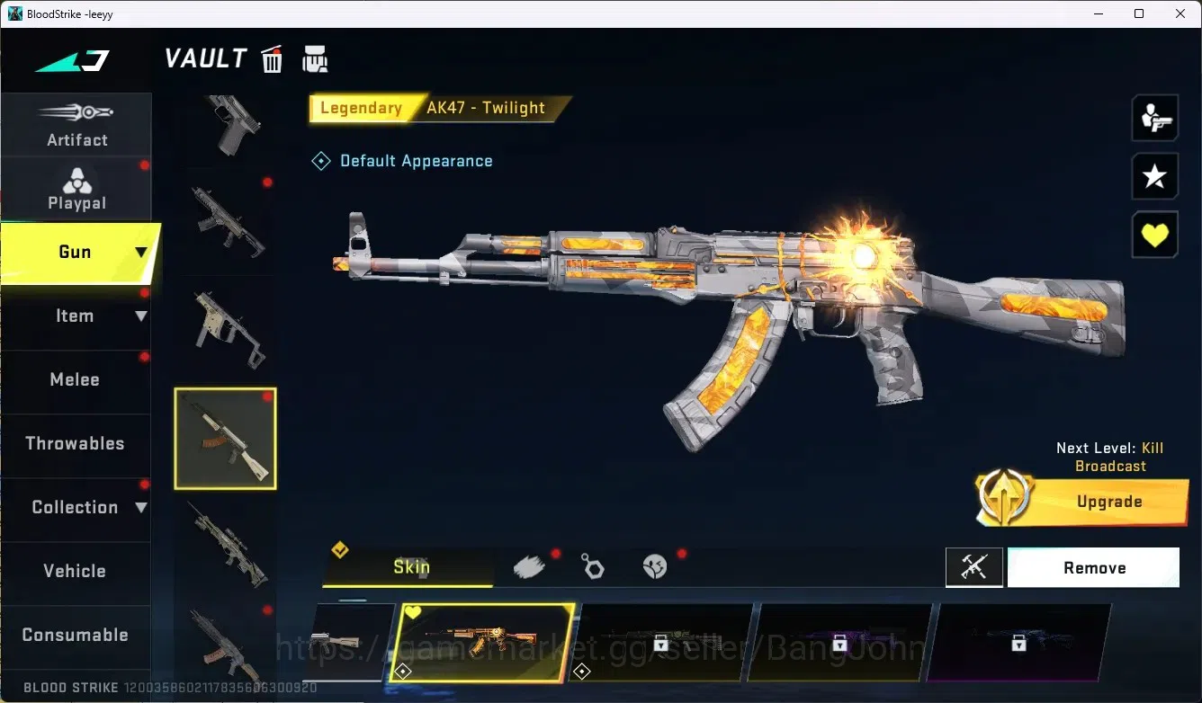 Blood Strike Accounts ASIA |1 Evo Gun: FAL - Evolved Draco|1 Limited Gun image 7