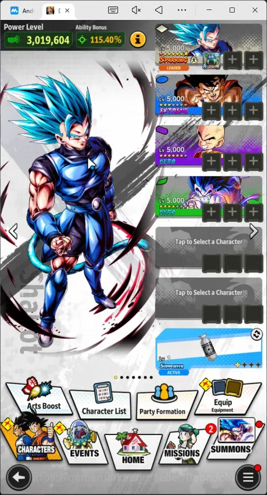 Dragon Ball Legends Accounts Android | Lv 162|492M Total Power|635 CC|2 LR|5 UL image 16