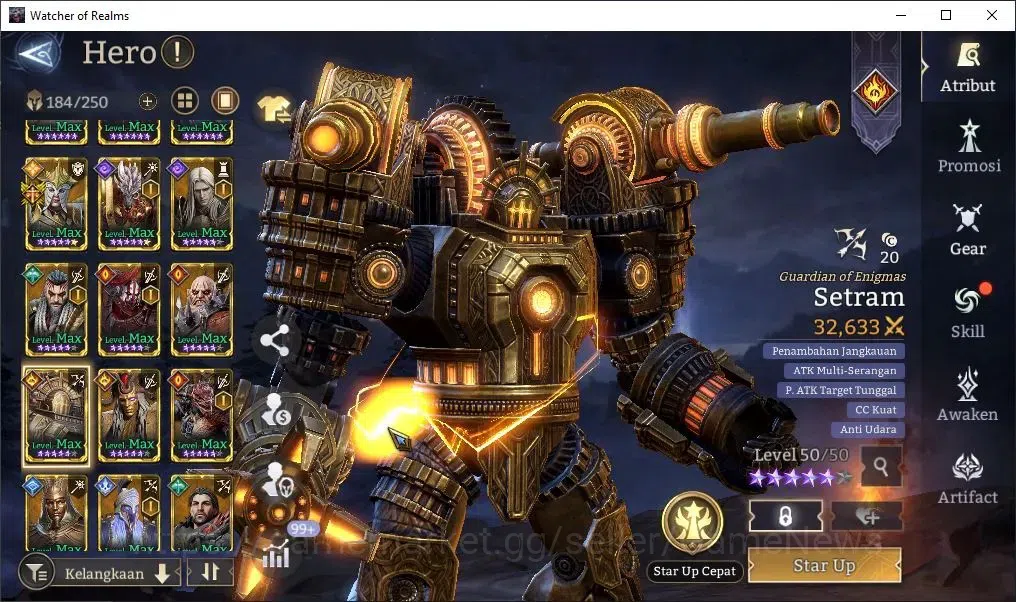 Watcher of Realms Accounts Global 60x|Lv 60|2,8M Power|5 Lord[Prateus,Torodor image 12