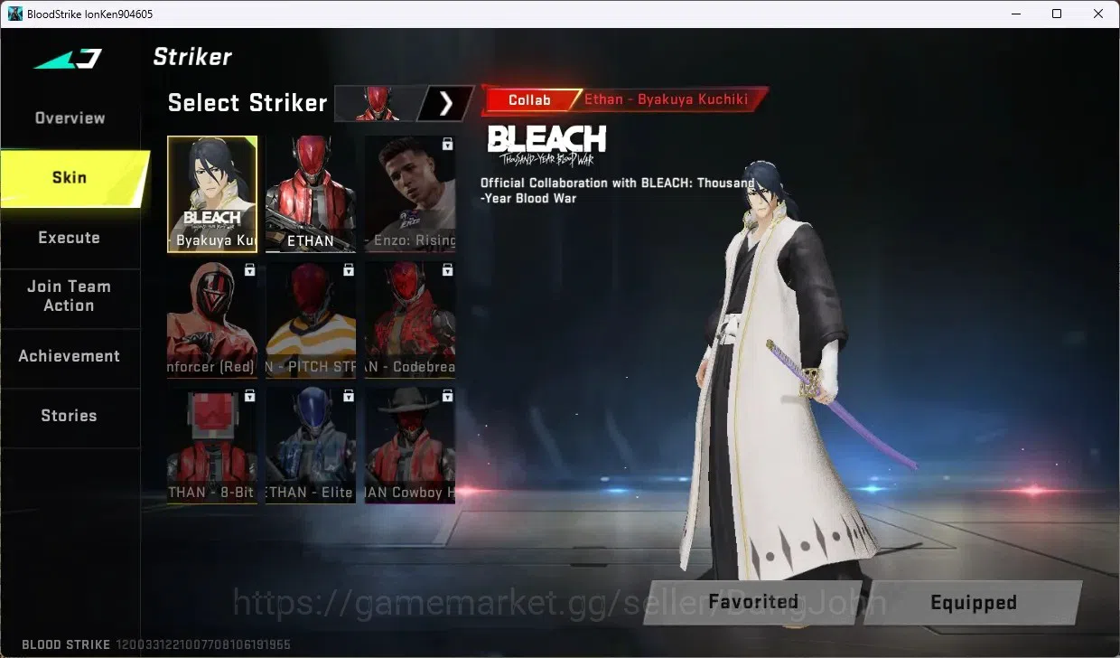 Blood Strike Accounts ASIA | ULTRA MELEE: Talon Knife | EVA MCX | BLEACH image 10