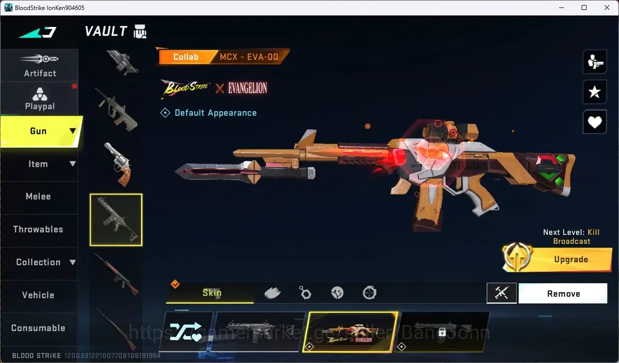 Blood Strike Accounts ASIA | ULTRA MELEE: Talon Knife | EVA MCX | BLEACH image 5