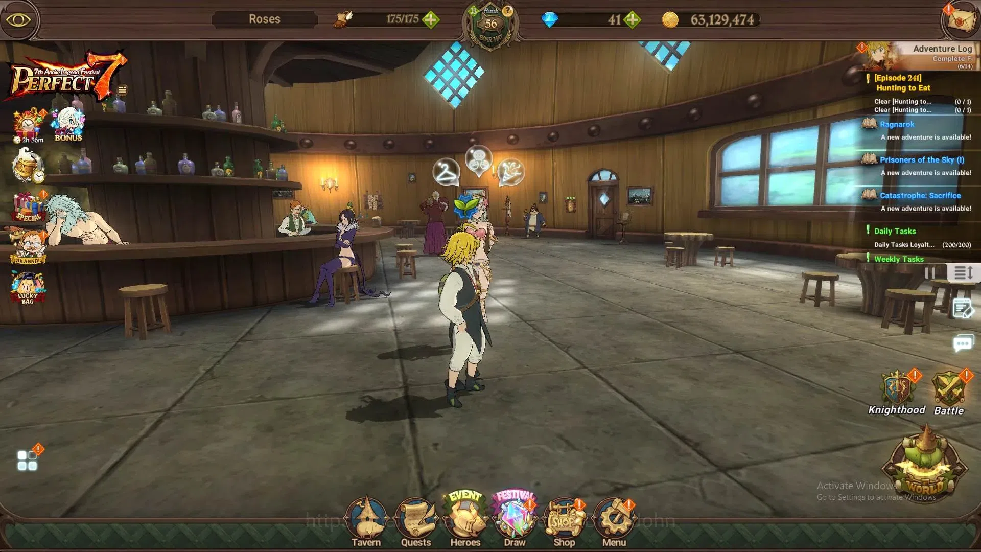 The Seven Deadly Sins: Grand Cross Accounts Global |1.36M CC|LR Mesis 6/6|UR KOP Tristan 3/6,D image 1