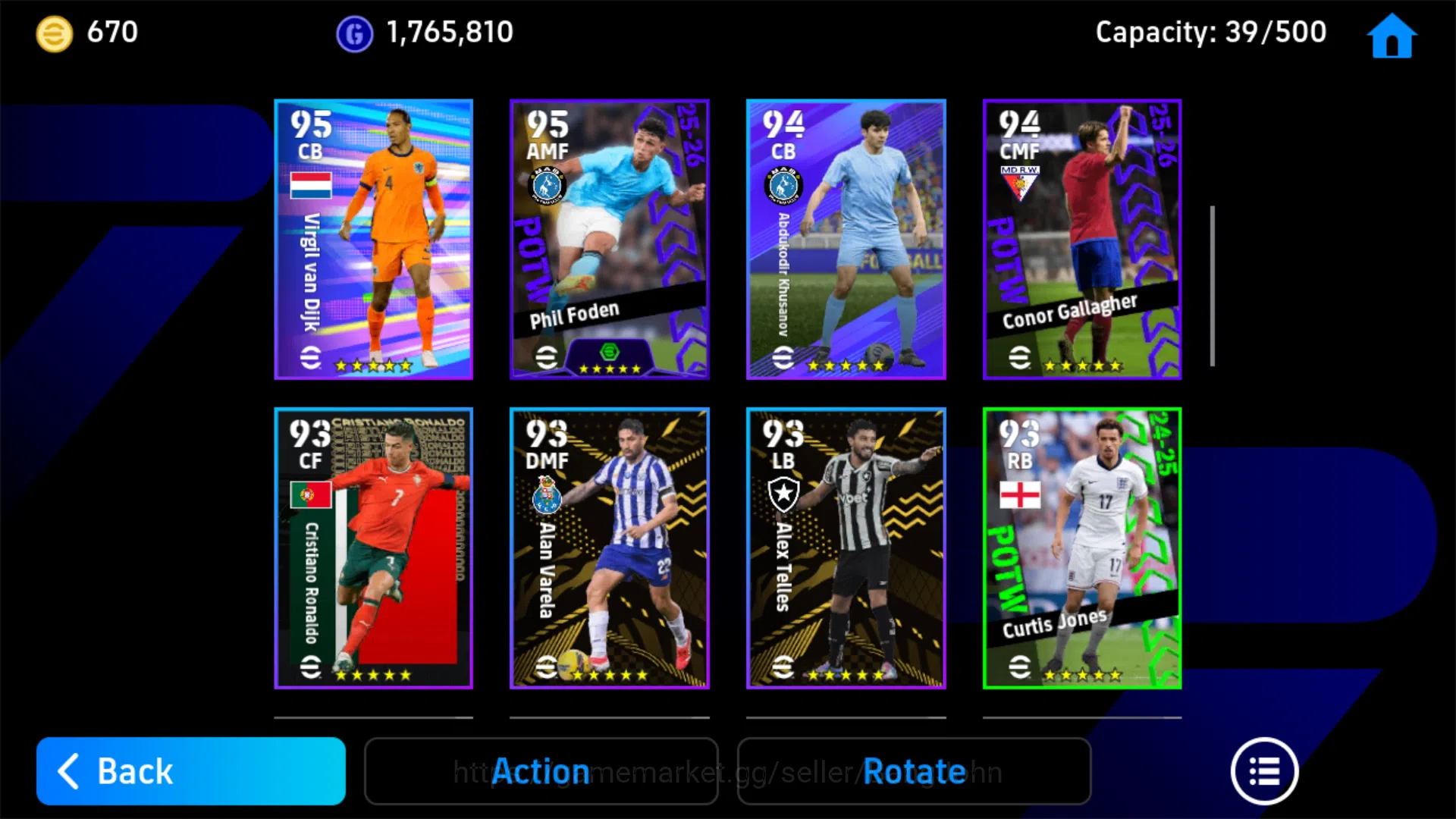 eFootball Accounts power 3127 | V.M savic show time | vitinha show ti image 6