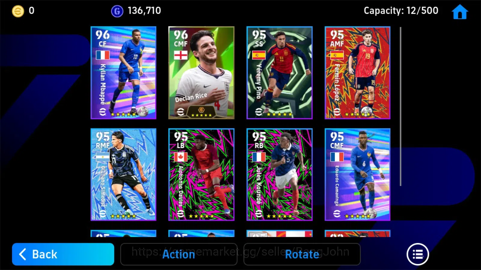eFootball Accounts Meta Player Mobile|PW 3153|New Rodri BigT,New Harry Kane,Darwin Nunez ShowT,Dani Olmo ShowT|2026|Check SS 1