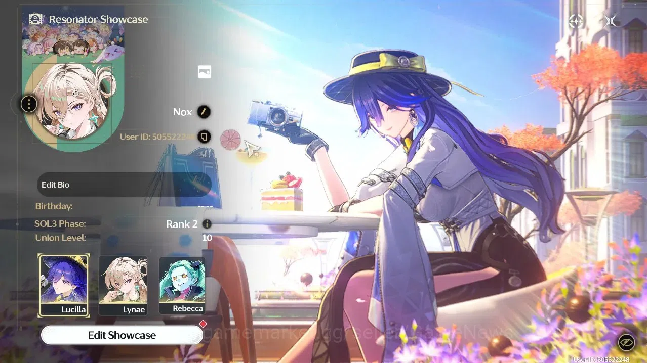 Wuthering Waves Accounts Starter NA |UL 10|4 Limited| ( Lynae, Lucilla, Galbrena, Rebecca ) +2 Std Char |Low Explore|Male 1