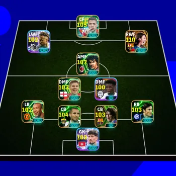 eFootball Accounts High-End 029-IN- Collective 3218 -Big Time Blitz Messi 110 X Gullit Milan X Suarez X KuytX X