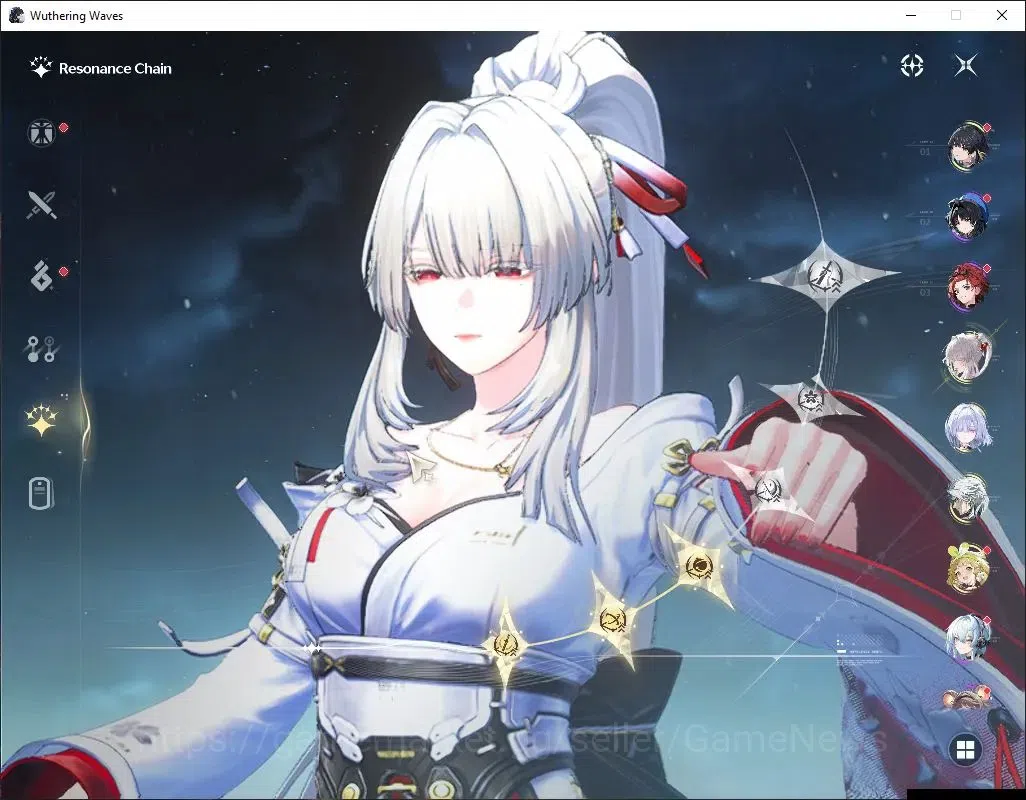 Wuthering Waves Accounts Starter NA | UL 47 | 2 Limited | [Hiyuki R3,Mornye]+Sign | Data Bank Lv 30 | MC Female | Log Kuro 3