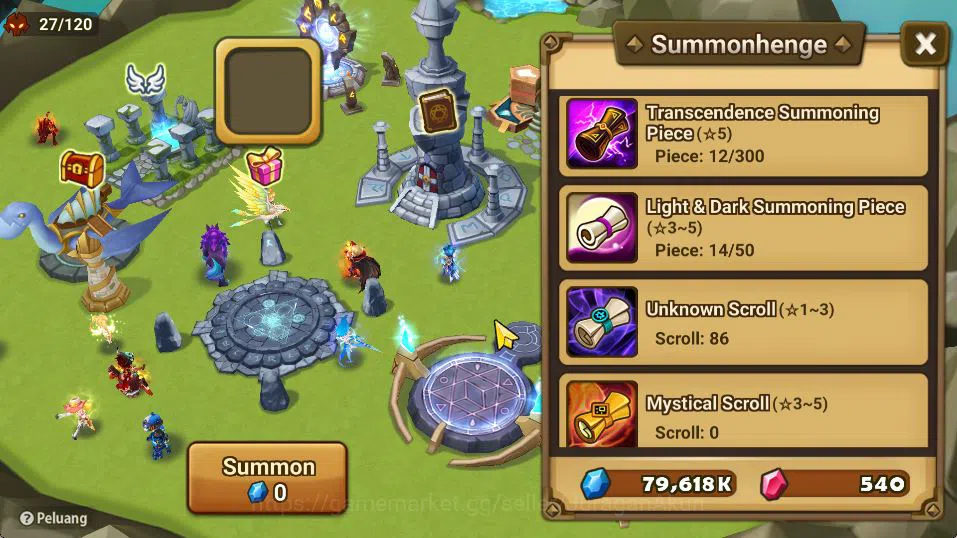 Summoners War: Sky Arena Accounts Starter GLOBAL|Lv 32|1 LD[Jessica]|4 Total NB5(Nora,Chow,Mephisto)+ 12 6* Monsters|Log 7