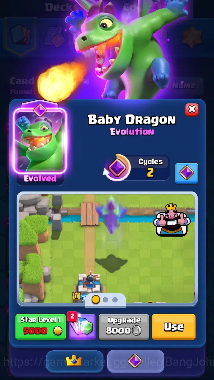Clash Royale Accounts Trophy 8380 | Tower Skin 2 | Evo 6 : Skeleton, Bab image 14
