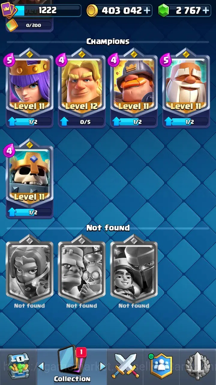 Clash Royale Accounts Trophy 8380 | Tower Skin 2 | Evo 6 : Skeleton, Bab image 16