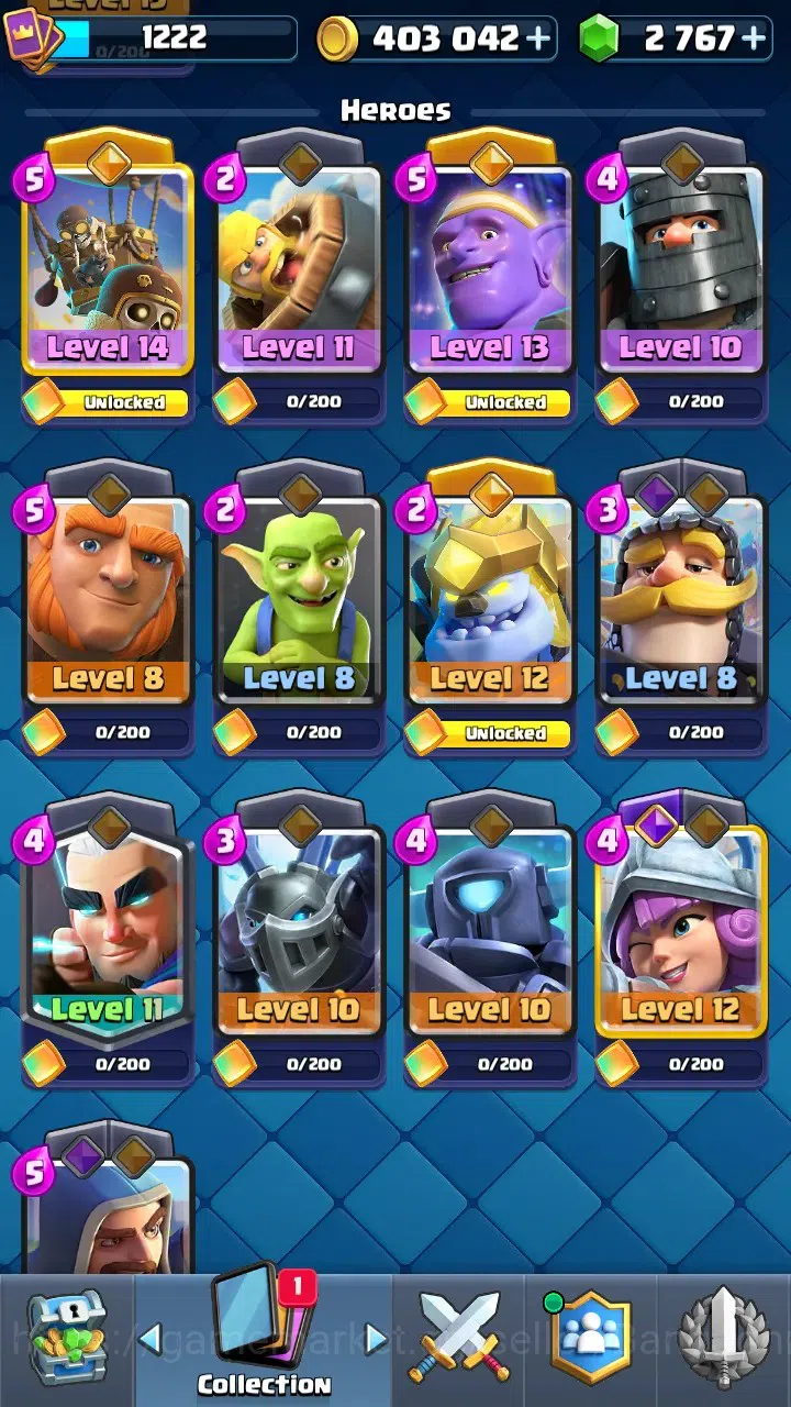 Clash Royale Accounts Trophy 8380 | Tower Skin 2 | Evo 6 : Skeleton, Bab image 17