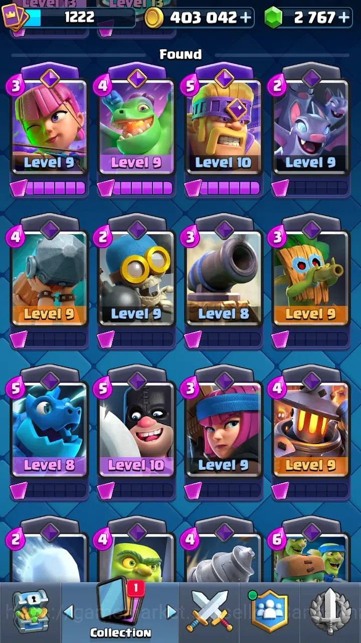 Clash Royale Accounts Trophy 8380 | Tower Skin 2 | Evo 6 : Skeleton, Bab image 20