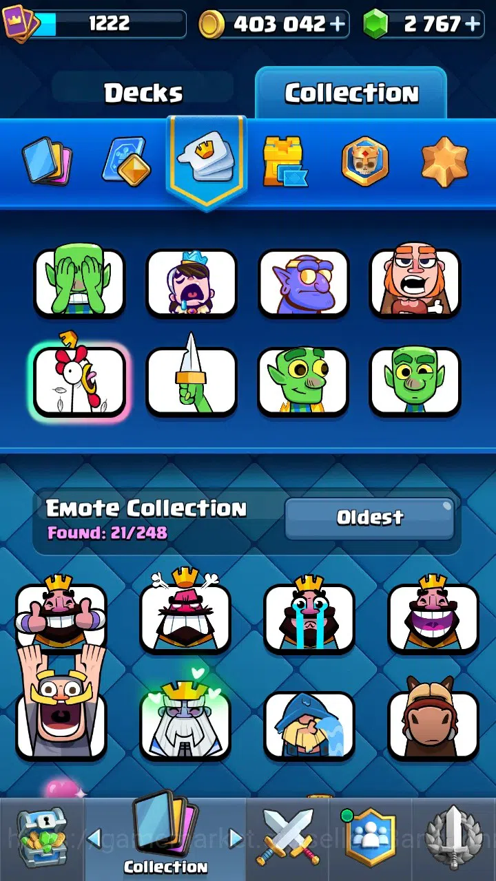 Clash Royale Accounts Trophy 8380 | Tower Skin 2 | Evo 6 : Skeleton, Bab image 6