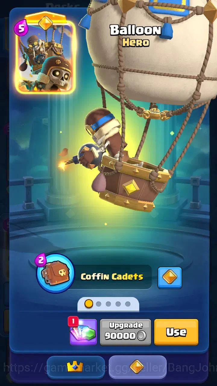 Clash Royale Accounts Trophy 8380 | Tower Skin 2 | Evo 6 : Skeleton, Bab image 9