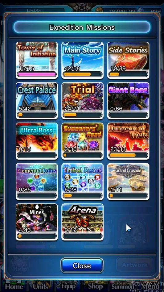 Grand Summoners Accounts Global|Rank 90|21 Ascend|RoyTW,Choi Jong-InTW,Chlo image 11