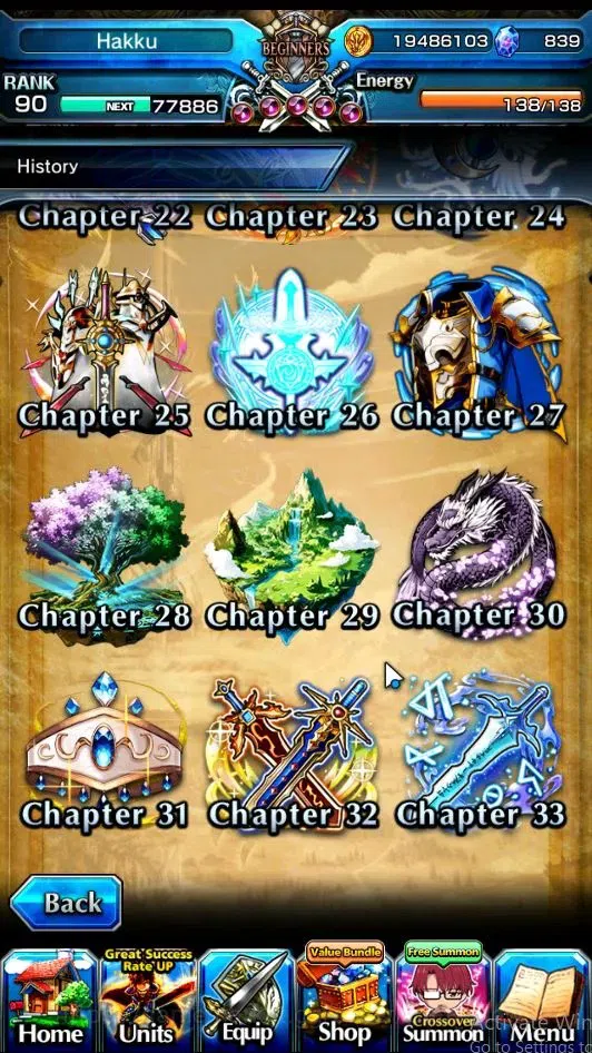 Grand Summoners Accounts Global|Rank 90|21 Ascend|RoyTW,Choi Jong-InTW,Chlo image 13