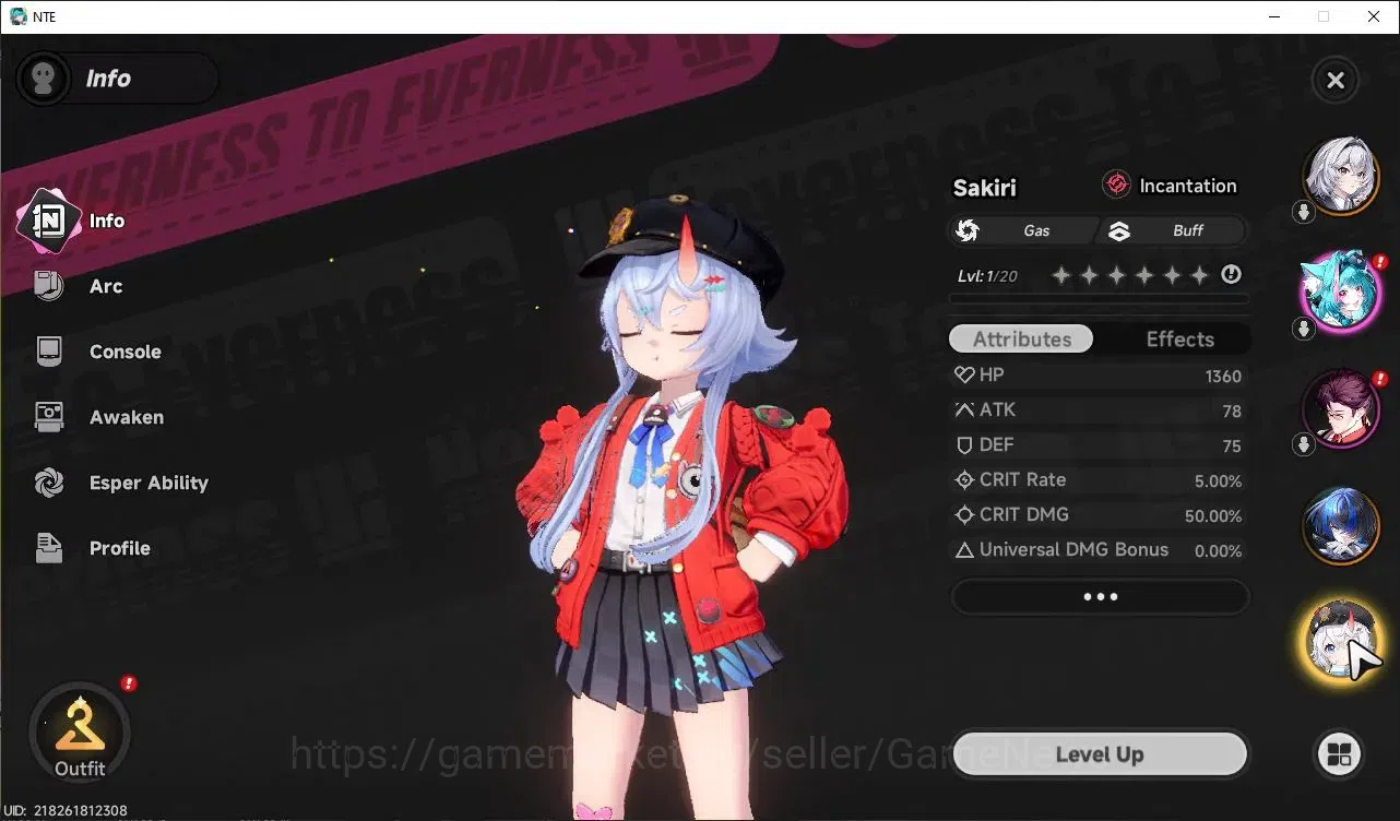 Neverness to Everness Accounts Global EU |HL 3| 3 SSR Hotori ,Daffodil, Sakiri + image 3