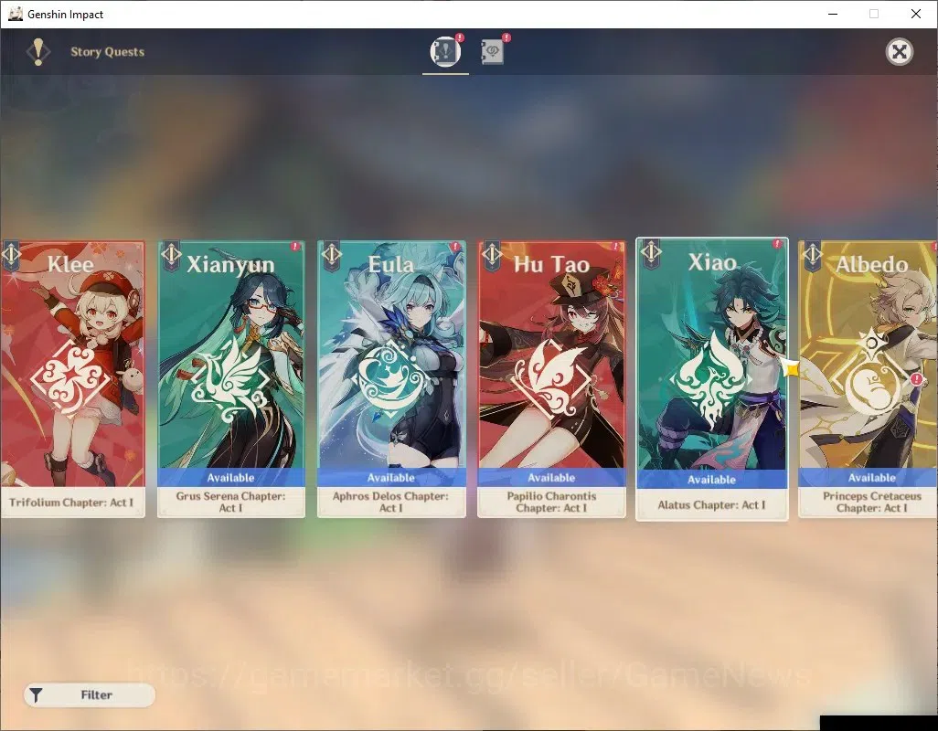Genshin Impact Accounts Asia | AR 41 | Reoni ON| 1,8k Primo| 1 Limited+2(* image 16