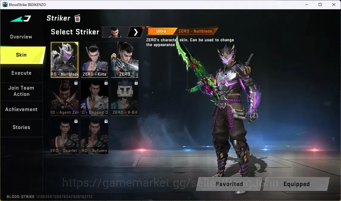 Blood Strike Accounts ASIA | 1 ETERNAL: MP7-Burning | 2 7DS GUNS | 2 ULT image 8