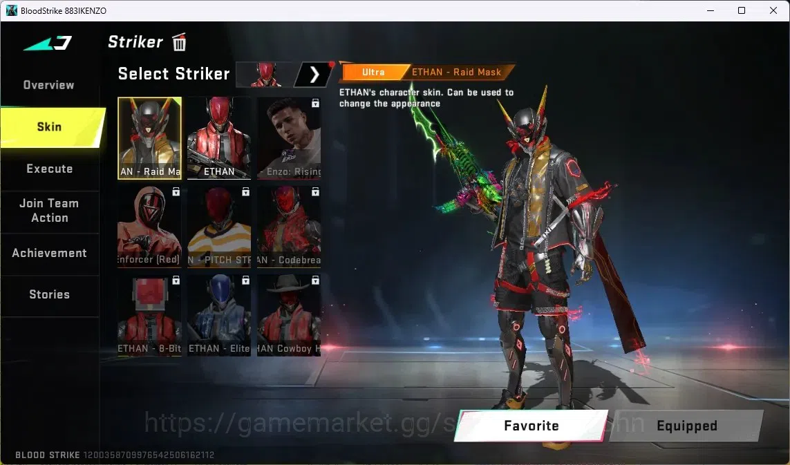 Blood Strike Accounts ASIA | 1 ETERNAL: MP7-Burning | 2 7DS GUNS | 2 ULT image 9