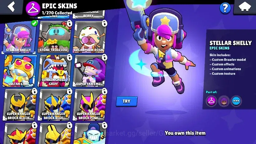 Brawl Stars Accounts 1009 Trophy|50 Gem|19 Brawlers 3 Max Lvl [Rico,El  image 7