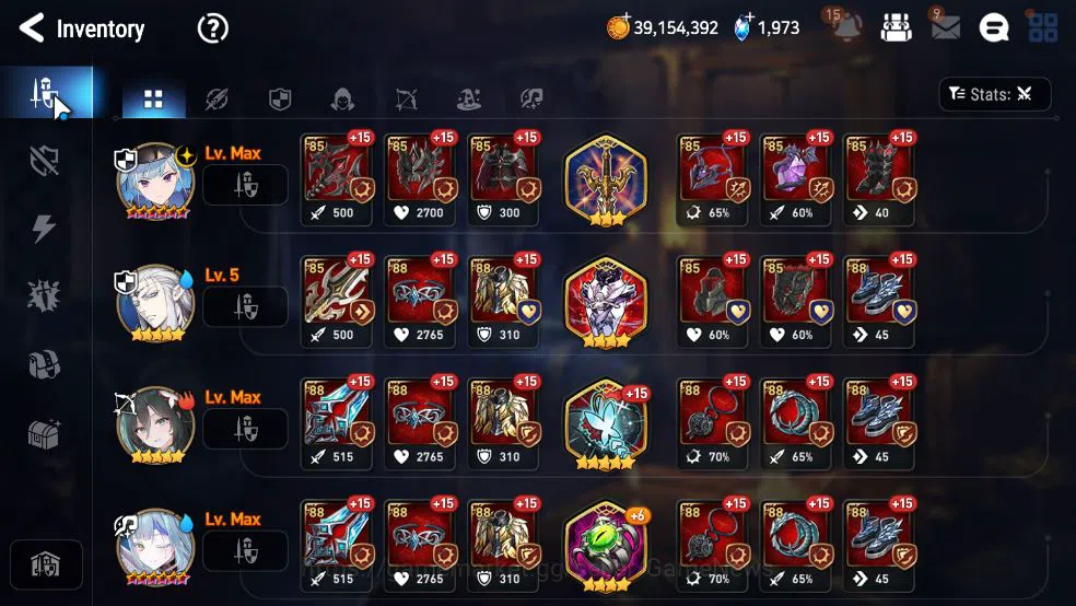 Epic Seven Accounts GLOBAL Unverif|New Era|7 ML(E Ilynav,Solitaria otS image 11