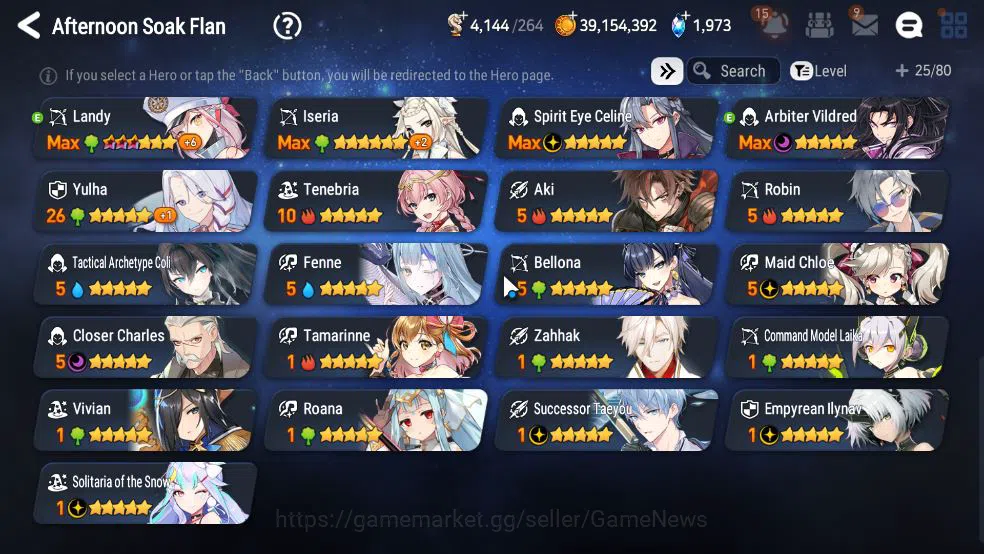 Epic Seven Accounts GLOBAL Unverif|New Era|7 ML(E Ilynav,Solitaria otS image 19