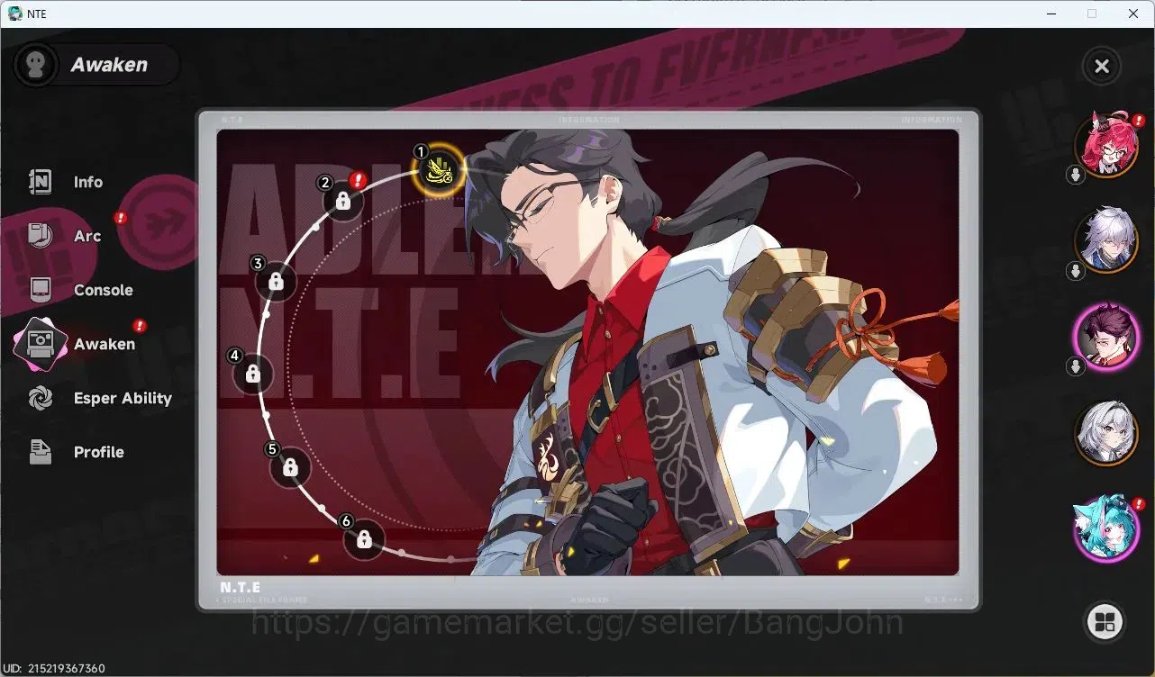 Neverness to Everness Accounts EU | Starter Lv 3 | 2 SSR (Nanally,Baicang) + 6 SR image 11