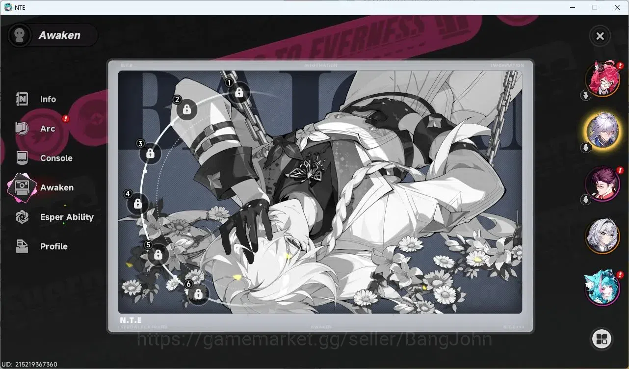 Neverness to Everness Accounts EU | Starter Lv 3 | 2 SSR (Nanally,Baicang) + 6 SR image 12