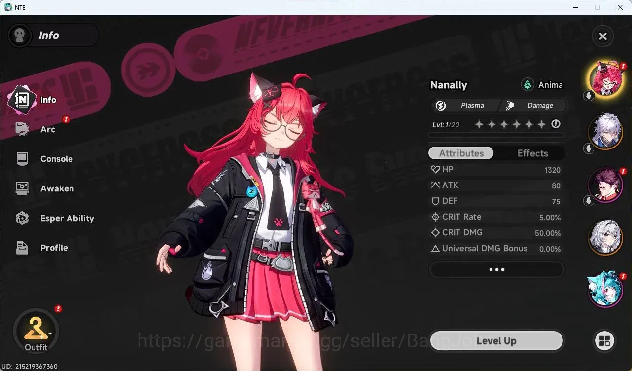 Neverness to Everness Accounts EU | Starter Lv 3 | 2 SSR (Nanally,Baicang) + 6 SR image 2