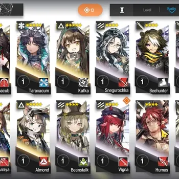 Arknights Accounts Starter Global|Starter Lv 1|47 Operator|1 Limited ( Chongyue )|1 Selector|0-1 Terminal|BDay Unset|Take