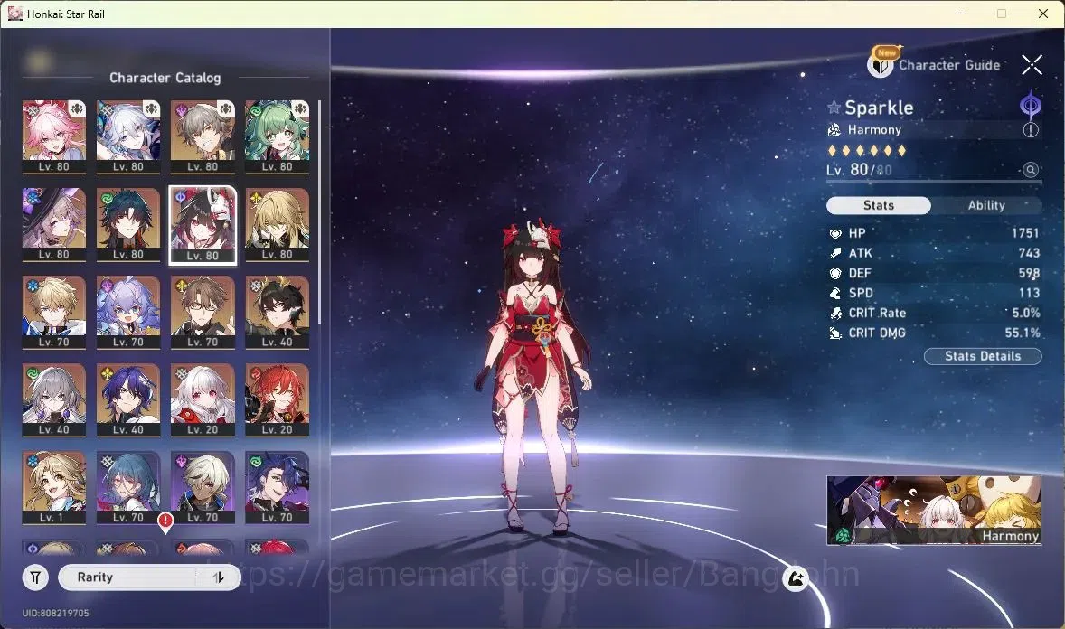 Honkai Star Rail Accounts Asia | TL 65 | Sparkle, Blade, Huohuo, Luocha, Dan image 13