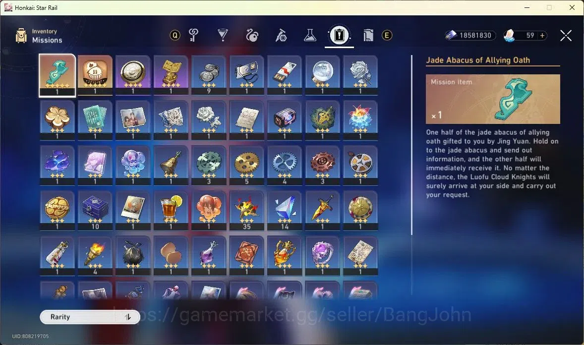 Honkai Star Rail Accounts Asia | TL 65 | Sparkle, Blade, Huohuo, Luocha, Dan image 3