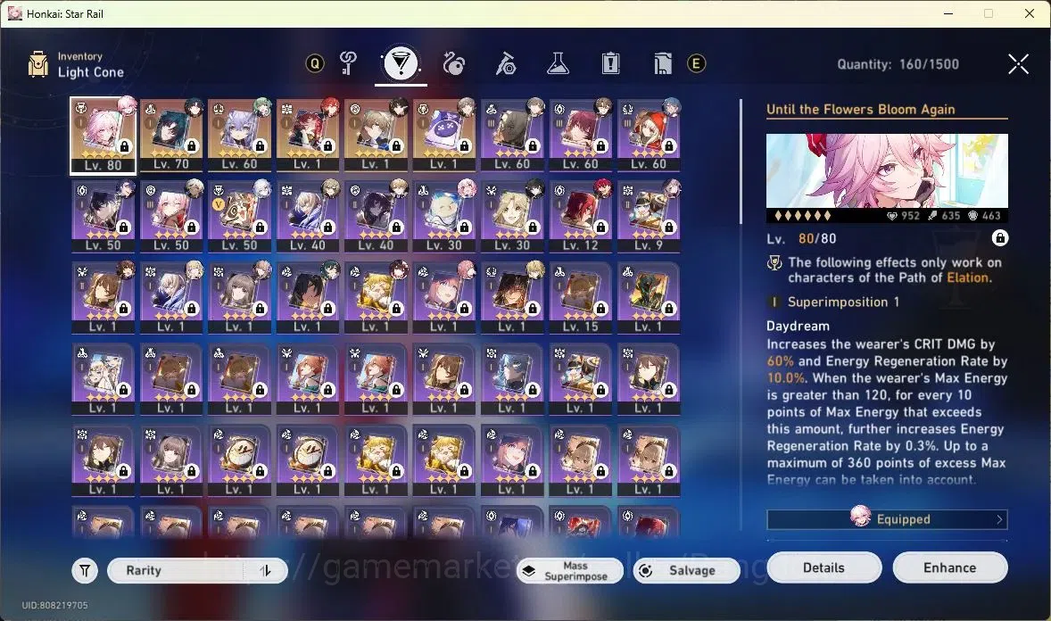 Honkai Star Rail Accounts Asia | TL 65 | Sparkle, Blade, Huohuo, Luocha, Dan image 7