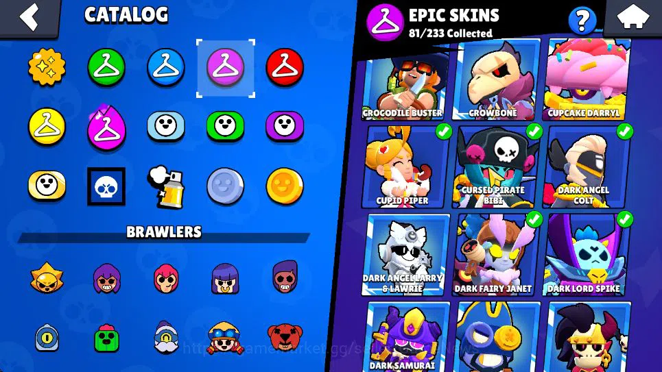 Brawl Stars Accounts Lv 113|54K Trophy|100 Brawler 24MAX Lv|8 Hypch[LightB Edgar,Devil&Lambent Mortis,Etc] 11Legend 5Myth 10