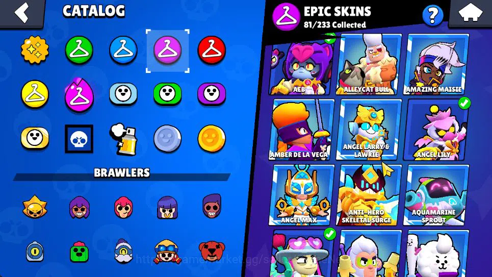 Brawl Stars Accounts Lv 113|54K Trophy|100 Brawler 24MAX Lv|8 Hypch[LightB Edgar,Devil&Lambent Mortis,Etc] 11Legend 5Myth 13