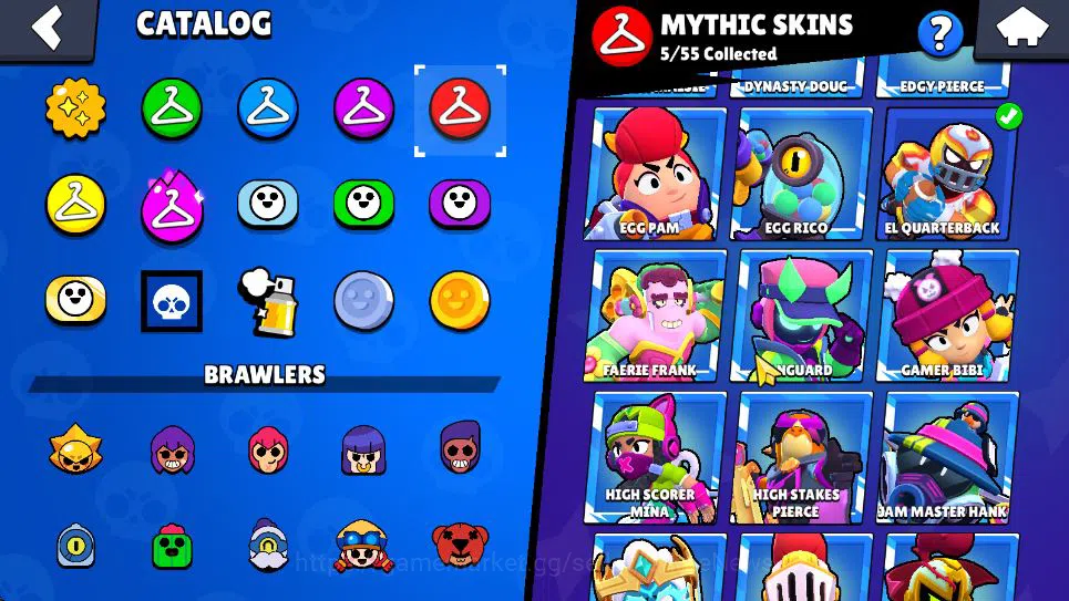 Brawl Stars Accounts Lv 113|54K Trophy|100 Brawler 24MAX Lv|8 Hypch[LightB Edgar,Devil&Lambent Mortis,Etc] 11Legend 5Myth 16