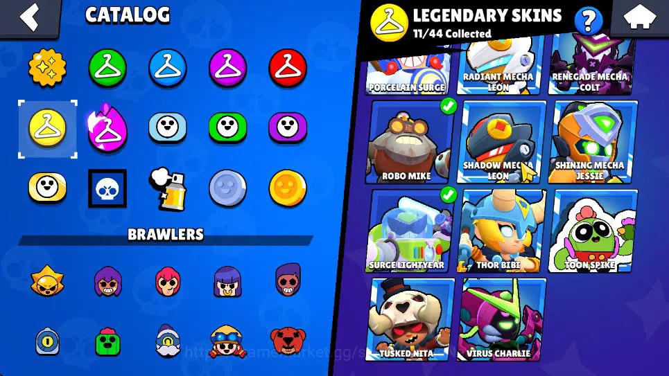 Brawl Stars Accounts Lv 113|54K Trophy|100 Brawler 24MAX Lv|8 Hypch[LightB Edgar,Devil&Lambent Mortis,Etc] 11Legend 5Myth 17