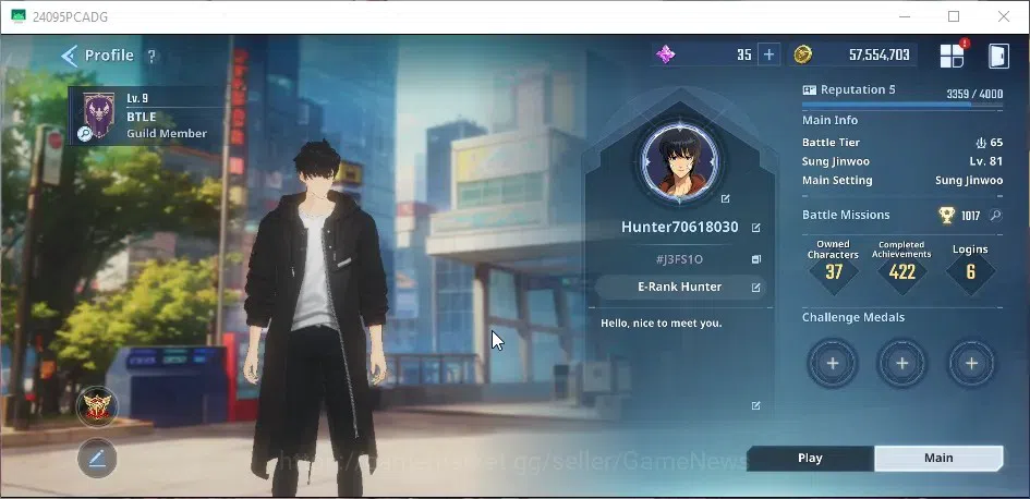 Solo Leveling: ARISE Accounts Lvl 81|2,2M Pwr|[LennartA5,ReijiA3,Il-HwanA1,Hae-i image 1