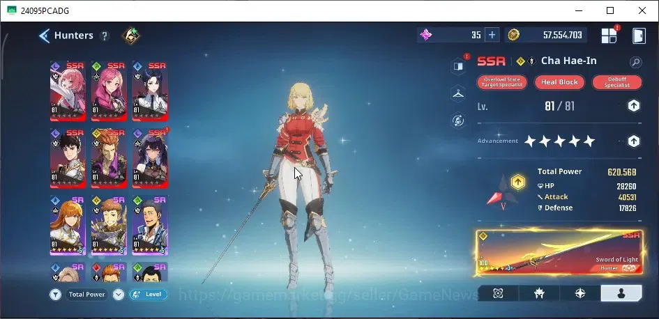 Solo Leveling: ARISE Accounts Lvl 81|2,2M Pwr|[LennartA5,ReijiA3,Il-HwanA1,Hae-i image 5