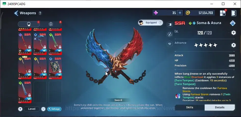 Solo Leveling: ARISE Accounts Lvl 81|2,2M Pwr|[LennartA5,ReijiA3,Il-HwanA1,Hae-i image 9