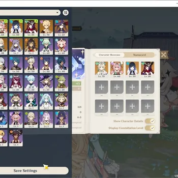Genshin Impact Accounts Others Asia|AR 45|Rate On|4 Limited + 2 (*5 Weapon)| Vesna,Varesa,Chasca,Yelan |2530 Primogem|Male